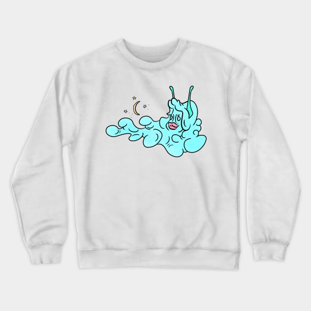 Gilly Blue Cloud Baby Crewneck Sweatshirt by Sasha Banana 